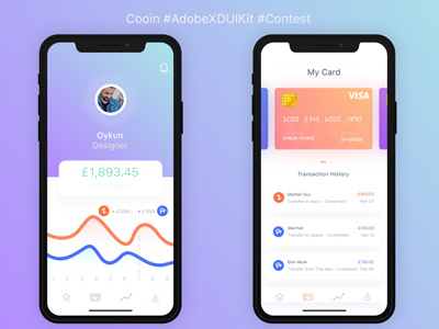 Cooin Digital Currency UI