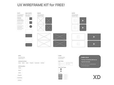 UX Wireframe Kit