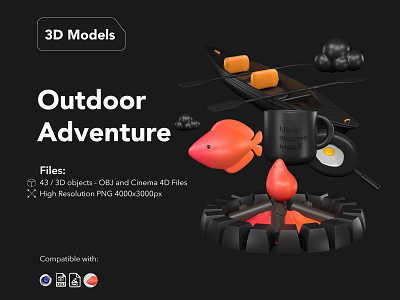 Camping Pack - C4D