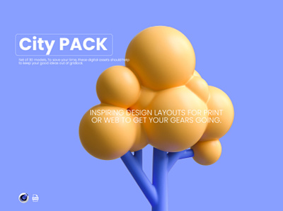 3D City Pack 3dicon 3dmodel 3dset @3d @advertising @c4d @cinema4d @design @visual design icon icons illustration ui