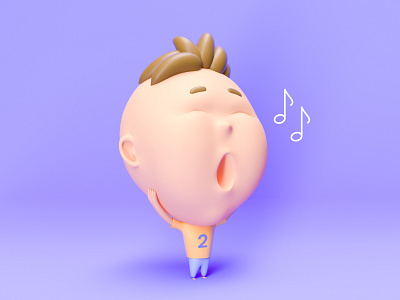 Funny boy 3d character @3d @c4d @cinema4d @design character concept illustration render