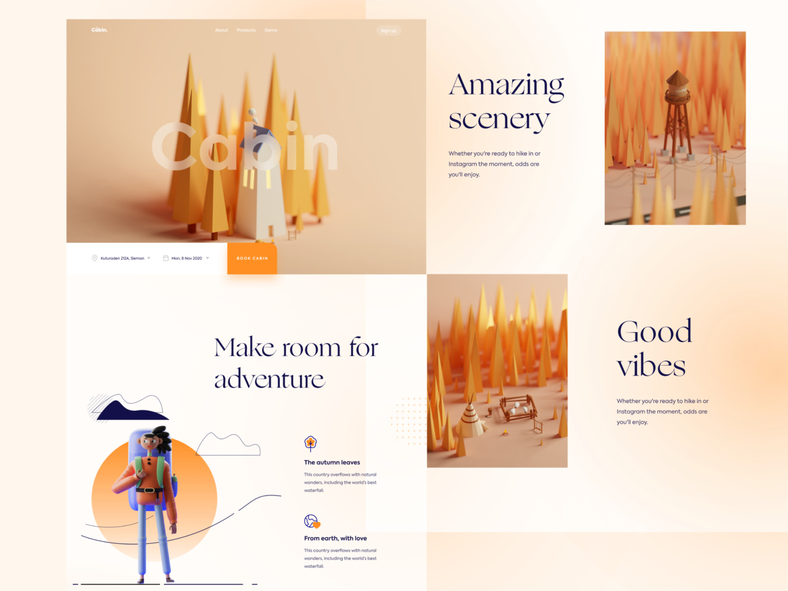 Vibe Scenery Landing - #VisualExploration by Alzea Arafat for Sebo on ...