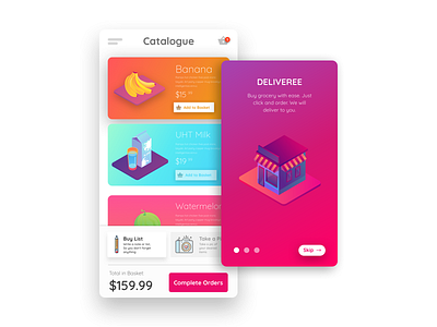 Grocery App Concept