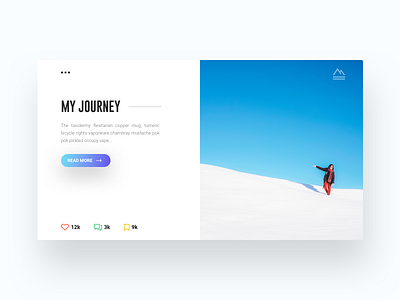 Turn landing page into a story blog creative flat landing page minimal minimalism portfolio ui ux web