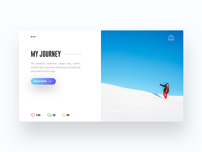 Turn landing page into a story