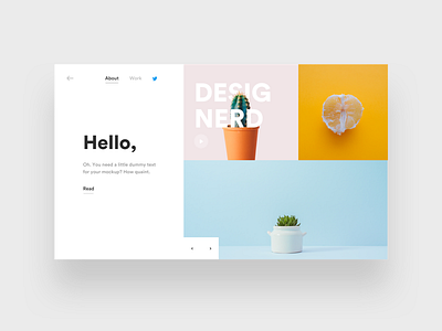 Designerd 2.0 blog color flat design landing page pastel ui ui design user experience user interface ux ux design