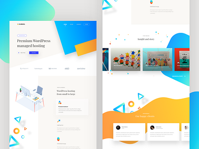 Dailyui 06 card gradient landing page ui design ux design web design