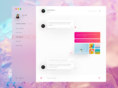 Pastel chat app