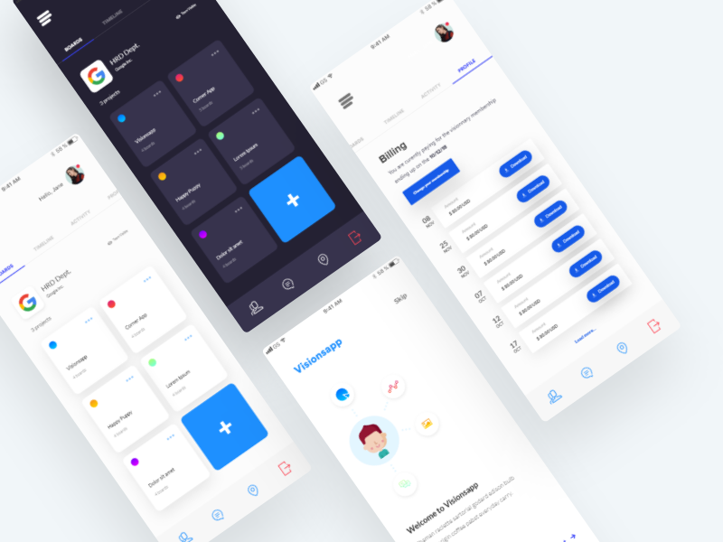 Visual Exploration - SaaS App Concept by Alzea Arafat on Dribbble