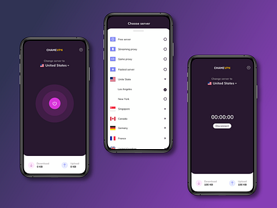 VPN App app connect design ue ui vpn