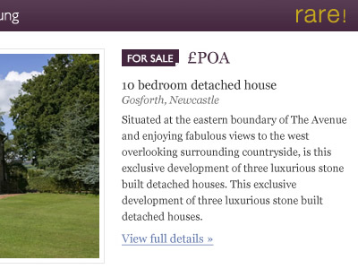 Featured Property design estate agency estate agent georgia house purple real estate ui webdesign