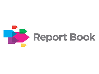 Report Book brand branding identity logo school