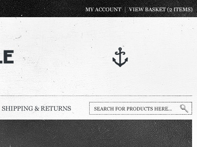 Textures basket black design ecommerce grey navigation search texture textured ui webdesign white