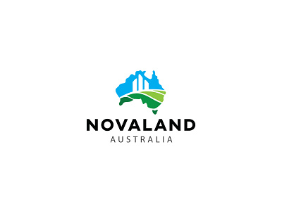 Novaland Logo australia branding green logo design real estate real estate logo sri lanka