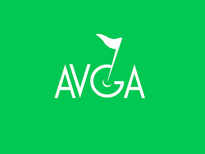 AVGA Golf Logo Design