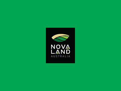 Novaland Logo australia branding green logo design real estate real estate logo sri lanka