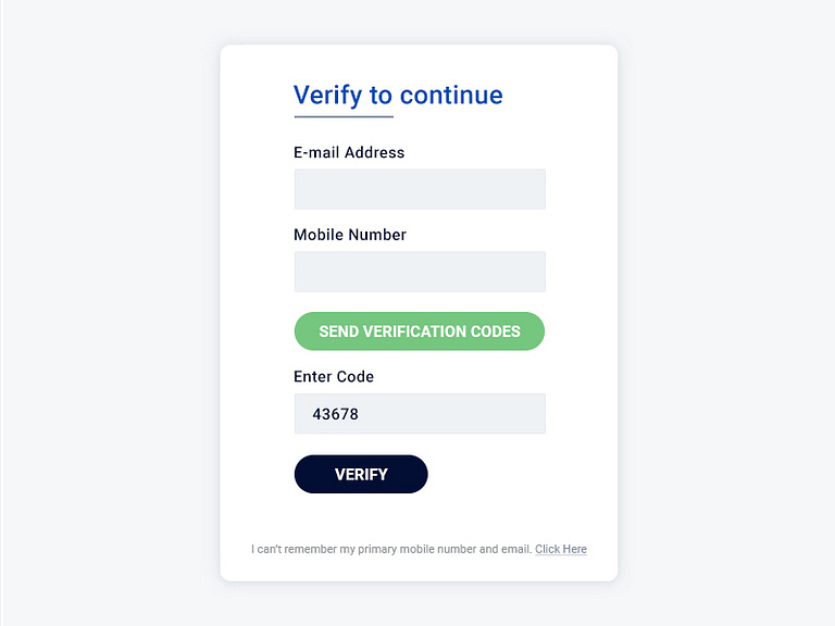 Verify Screen UI by Rasika Warnasuriya™ on Dribbble
