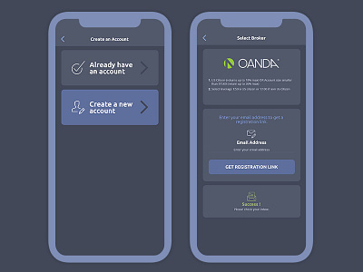 Forex App UI app broker create account forex sri lanka success ui
