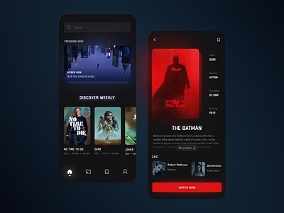 Movie streaming app