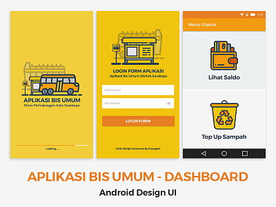 Aplikasi Bis Umum Android android android design android ui design design ui