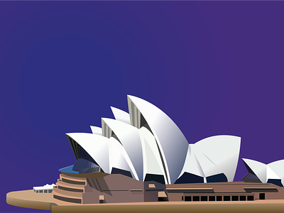 Illustration of Opera house australia design illustration illustration agency illustration art illustration design illustrator