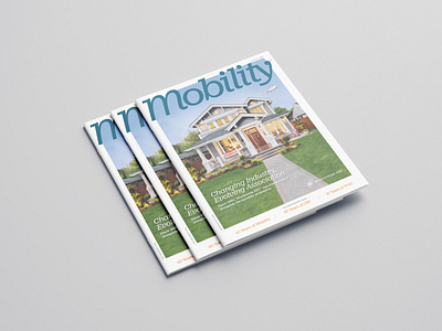 Mobility magazine redesign - Cover indesign jubilat layout magazine magazine cover masthead nameplate publication redesign typography