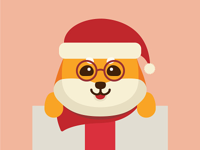 Such Winter Holidays character character design christmas clean design dog doggo flat happy holidays illustration illustrator popular puppy shiba inu shibe silly vector winter xmas