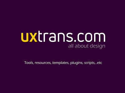 uxtrans.com logo design