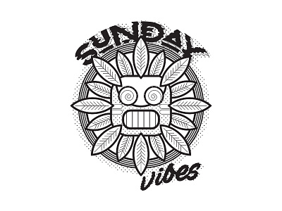 Sunday Vibes design illustration sunday tshirt vector vibes