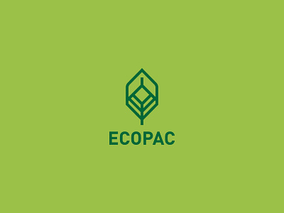 ECOPAC branding logo packaging vector