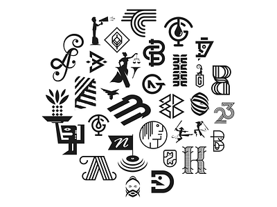 Logo Marks Collection 2018 design graphic icon illustrator logo mark monogram symbol typography vector