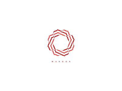Maroon branding design graphic icon logo mark vector