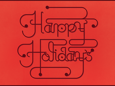 Happy Holidays 2 2013 appboy christmas happy holidays red