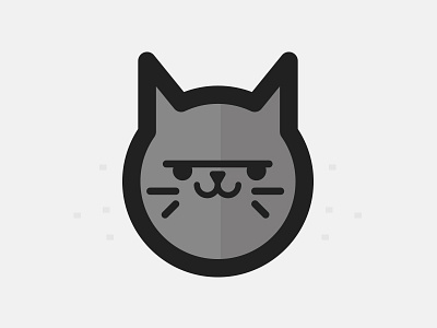 Snark Cat card duotone icon illustration vector