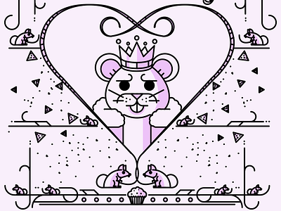 The Mouse King illustration mouse vector