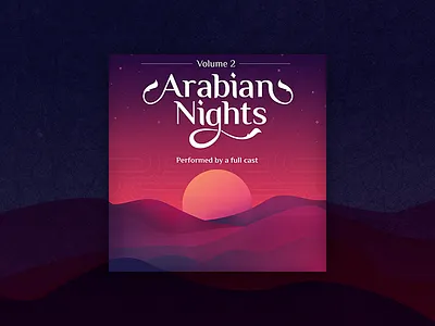 Arabian Nights vol.2 audible audible original fable myth vector waves