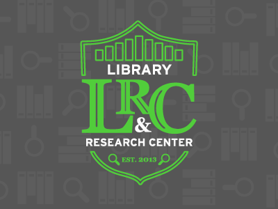 LRC Logo books library logo research