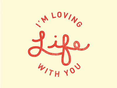Loving Life gift ladies lettering life logo love loving red texture type valentines wallpaper
