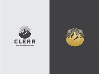 CLEAR clear gold hike mountains nature outdoors typo wip