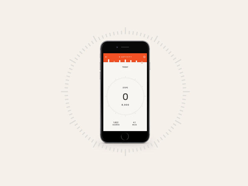 Blood pressure monitor app by Kuba Zelichowski on Dribbble