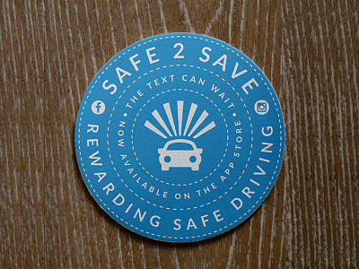 Coaster branding coaster safe2save