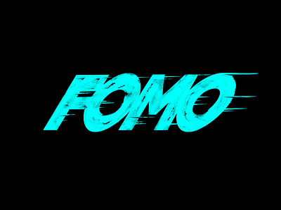 FOMO dallas distress fomo graphic grit motion quick speed texture type typography
