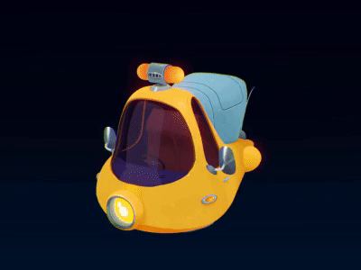 Space Sweepers - SweepCar Turnaround 3d car design render space sweepers turnaround vehicle