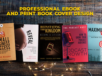 5 Book Covers book cover bookcovers cover design design illustration nonfiction self publishing