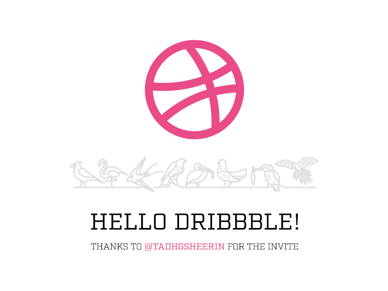 Hello Dribbble! by Jack Green on Dribbble