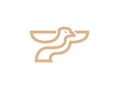 Bird bird bold create design gold logo logo mark thick lines