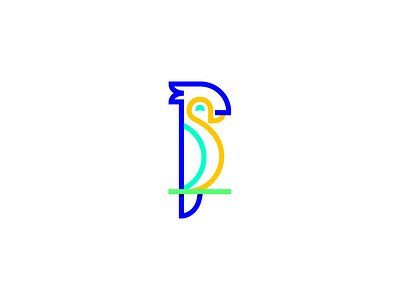 Macaw bird branding colours graphics logo logo design macaw thick lines