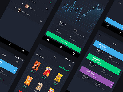 Snap Pay app dashboard payment