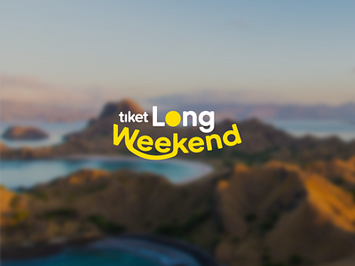 tiket Long Weekend Logo Campaign branding graphic design logo