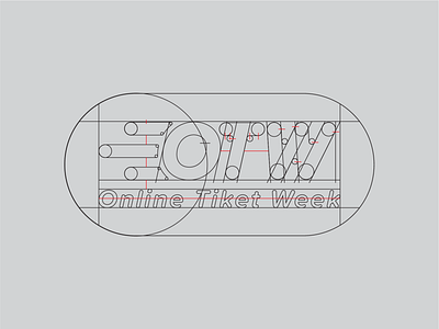 OTW: Online Tiket Week (process notes) branding graphic design logo design